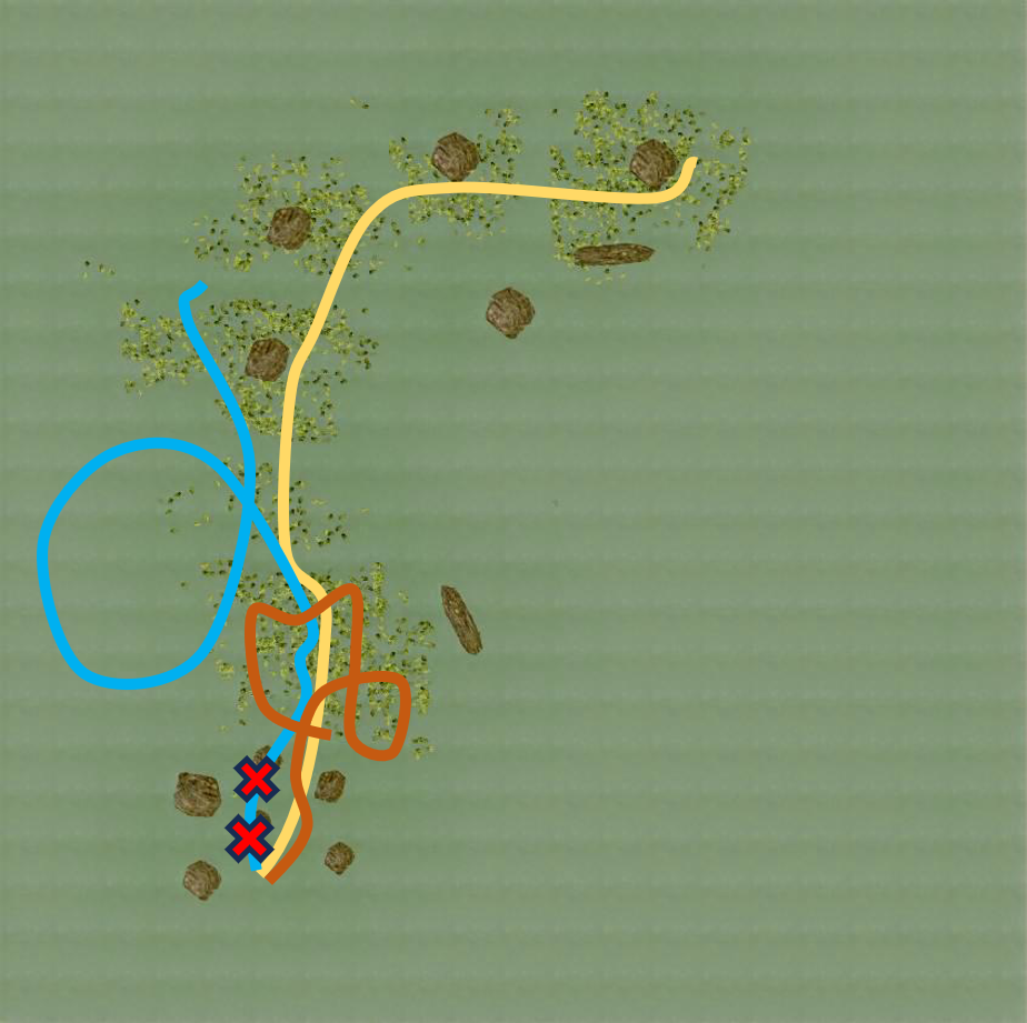 L-Shape coverage trajectory comparison