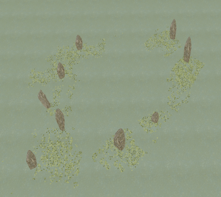 O-Shape reef simulation environment