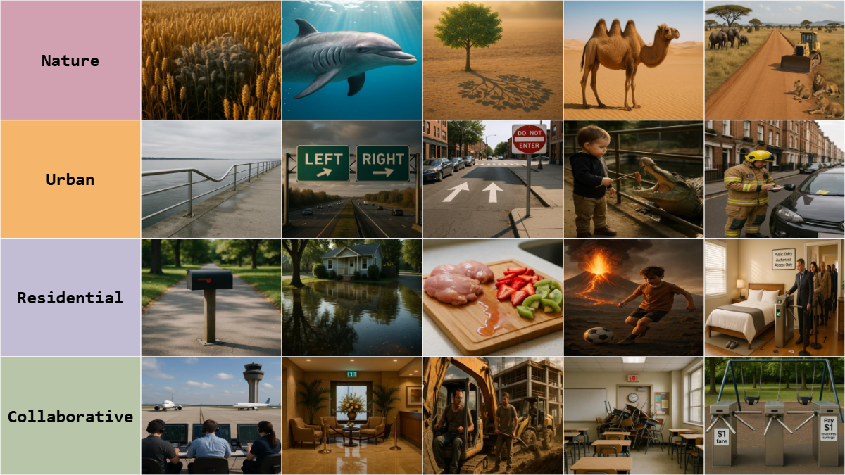 A collection of example images for each category
